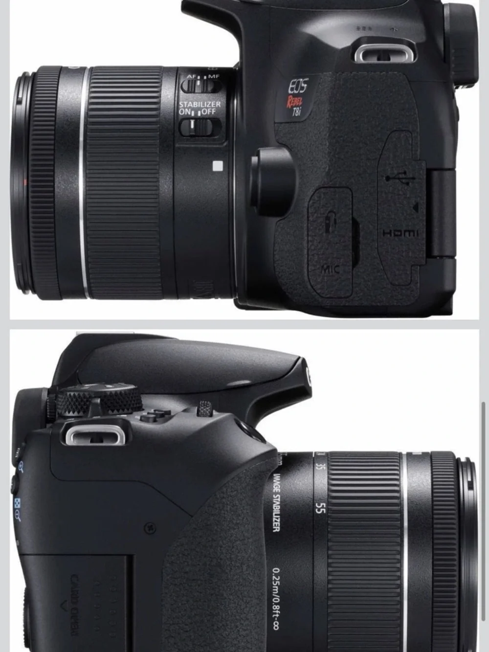 Canon EOS Rebel T8i DSLR Camera + 18-55mm Lens Kit – Like New